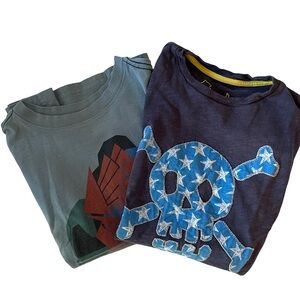 Boden and Tea Graphic T-Shirts with Skull and Geometric Designs
